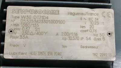 USED SEW-USOCOME W30 DT71D4