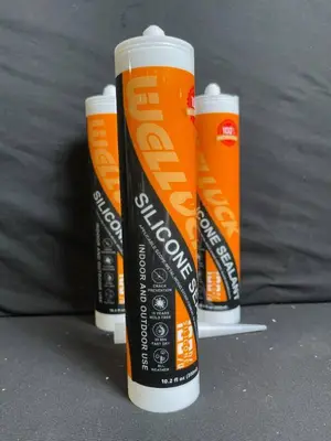 X003RUT74L Silicone Sealant 4-Pack - 100% Silicone - 10.2 fl oz each - Indoor/Outdoor