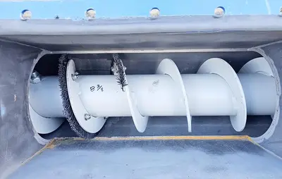 Used Screw Conveyor, 8" Diameter X 224'' Long