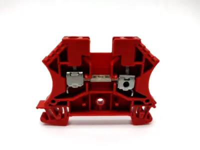 1492-J4-RE | Allen Bradley  Feed Through Terminal Block RED 4mm, LOT OF 10 - Used