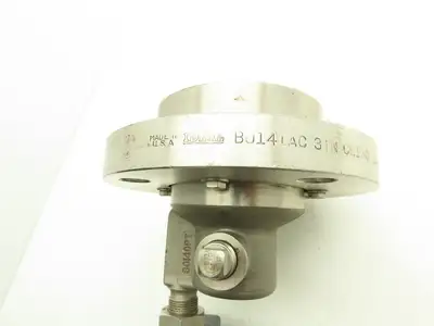 Foxboro 827DF-IS1SMSA1 Pressure Transmitter 3" CL150 Flange 12.5-65VDC 0-96" H20