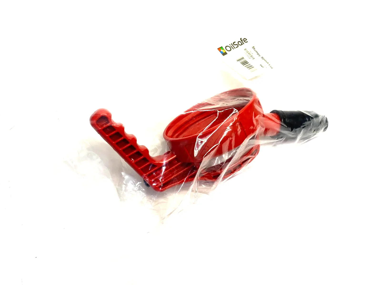NEW OILSAFE STUMPY WIDE SPOUT LID, RED