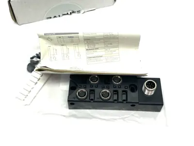 Used Balluff Junction Block 4x M8x1-Female, 3-pin BPI 4M303P-5K-B0-SM48T PLC Processors Michigan US | Maverick Industrial Sales #1389155