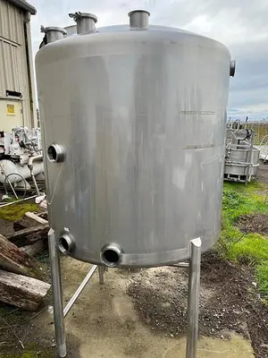 Tank, 525 Gallon, S/St, Sprinkman, Dish Top, Cone Bottom #S744972