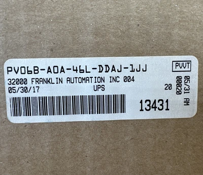 NEW MAC VALVES PV06B-A0A-46L-DDAJ-1JJ
