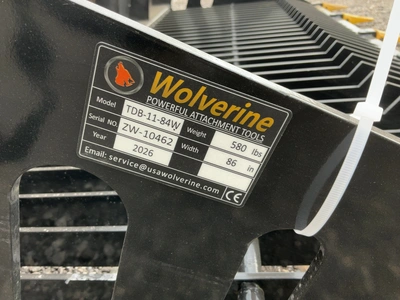 Used WOLVERINE TDB-11-84W ROCK BUCKET SKID STEER ATTACHMENT Rock Buckets Michigan US | Miedema Asset Management Group #1768775