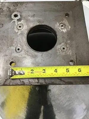 USED METAL FABRICATOR HOPPER
