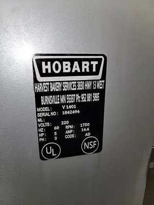 HOBART V-1401 Dough Mixers | Harvest Equipment and Fabrication Inc (5)