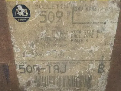 USED ALLEN BRADLEY 509-TAJ