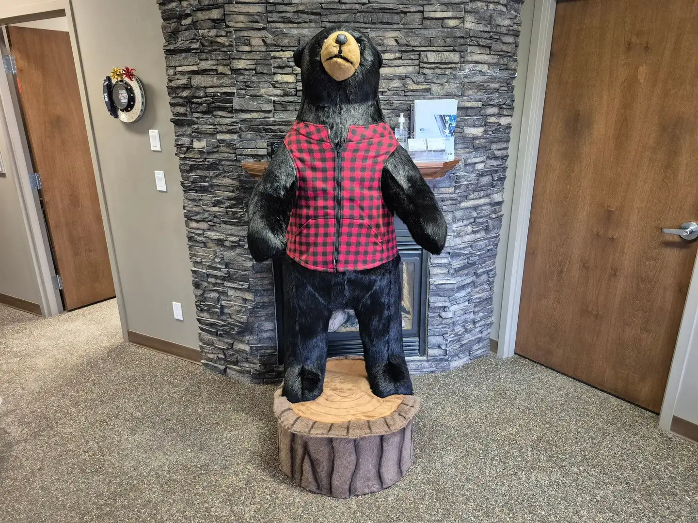 6'-3" Black Bear Display