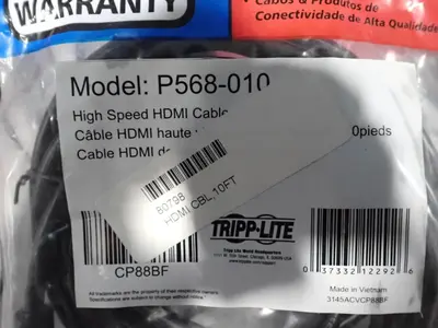 Tripp-lite, Ifm Electronic Hdmi Cables, Cordset Connector Cables