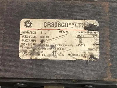 USED GE CR306G0**LTH