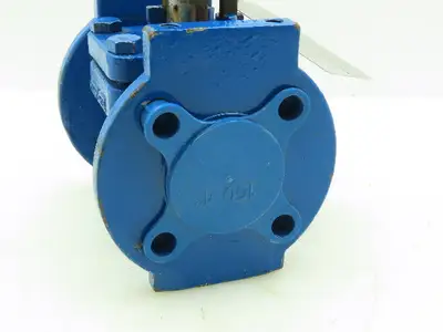 Fluoro Seal L152F Sleeved Plug Valve 1" Flanged 4-Bolt Raised Face Class 150 WCB