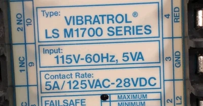 Endress + Hauser LS M1700 Vibratrol Level Control Loc3D32