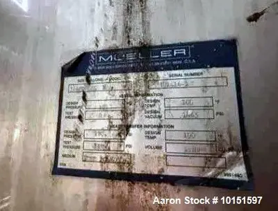 Used MUELLER CORP _UNKNOWN_ Stainless Steel Tanks Illinois US | Aaron Equipment #908763