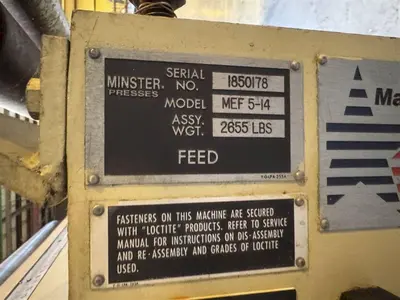 USED MINSTER MEF 5-14