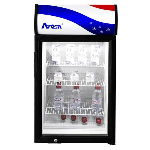 3 Cubic Foot Glass door merchandiser