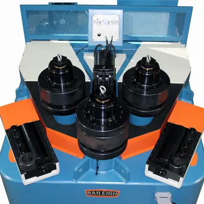 New | in-Stock BAILEIGH 440/480V Plate Bending Rolls including Pinch Illinois US | Olympus Machinery Group #1350278