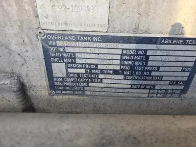 USED 2007 OVERLAND 5460 GAL