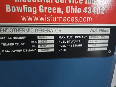 Used 2022 WILLIAMS 30X48X24IQ Heat Treating Units Ohio US | HGR 24 #1519966