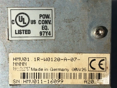 USED REXTROTH HMV01.1R-W0120 (8)-