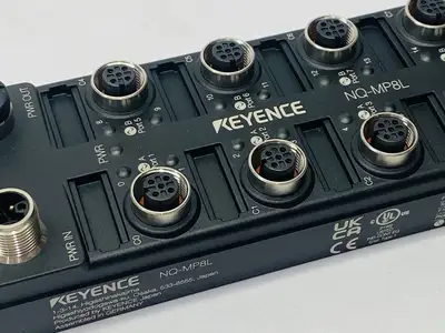 NEW KEYENCE 8-PORT MULTI-PROTOCOL COMPATIBLE IO-LINK MASTER MODULE