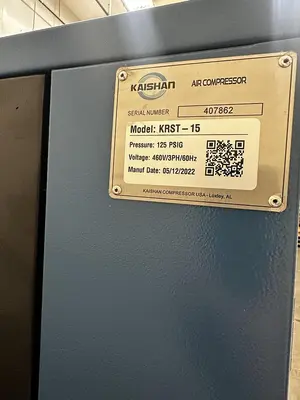 Used 2022 KAISHAN KRST-15 Tank Mounted Air Compressors Oregon US | Ager Tank & Equipment Co. #1553216
