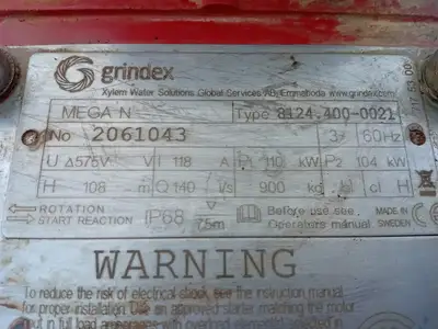 Used GRINDEX 8124.400-0021 Submersible Pumps British Columbia CA | Lenmark #1493741
