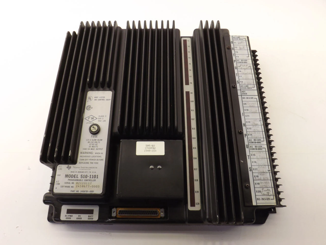 Used TEXAS INSTRUMENTS _UNKNOWN_ Programmable Logic Controllers Texas US | OCO Industrial #1625156