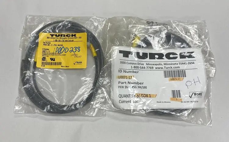 New | in-Stock TURCK PKW 3M-2-PSG 3M/S90 Miscellaneous Equipment (Electrical & Power) | Surplus Asset Holdings #1189672