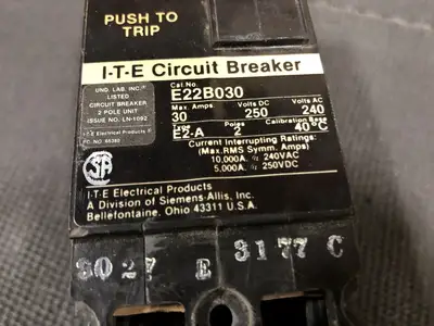 USED SIEMENS E22B030