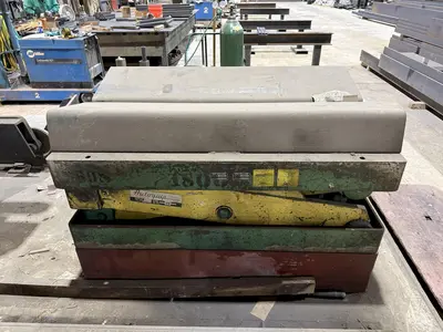 36" HI-RIB (7.2 TYPE) PANEL RAFTED ROLLFORMER LINE;  INCLUDES UNCOILER, ROLLFORMER & FLYING CUTOFF SHEAR: YOBRO #24156