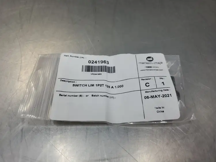 Used Markem-Imaje 0241963 Limit Switch, 1P2T 125A Relays & Switches South Carolina US | Palmetto Automation #1161785