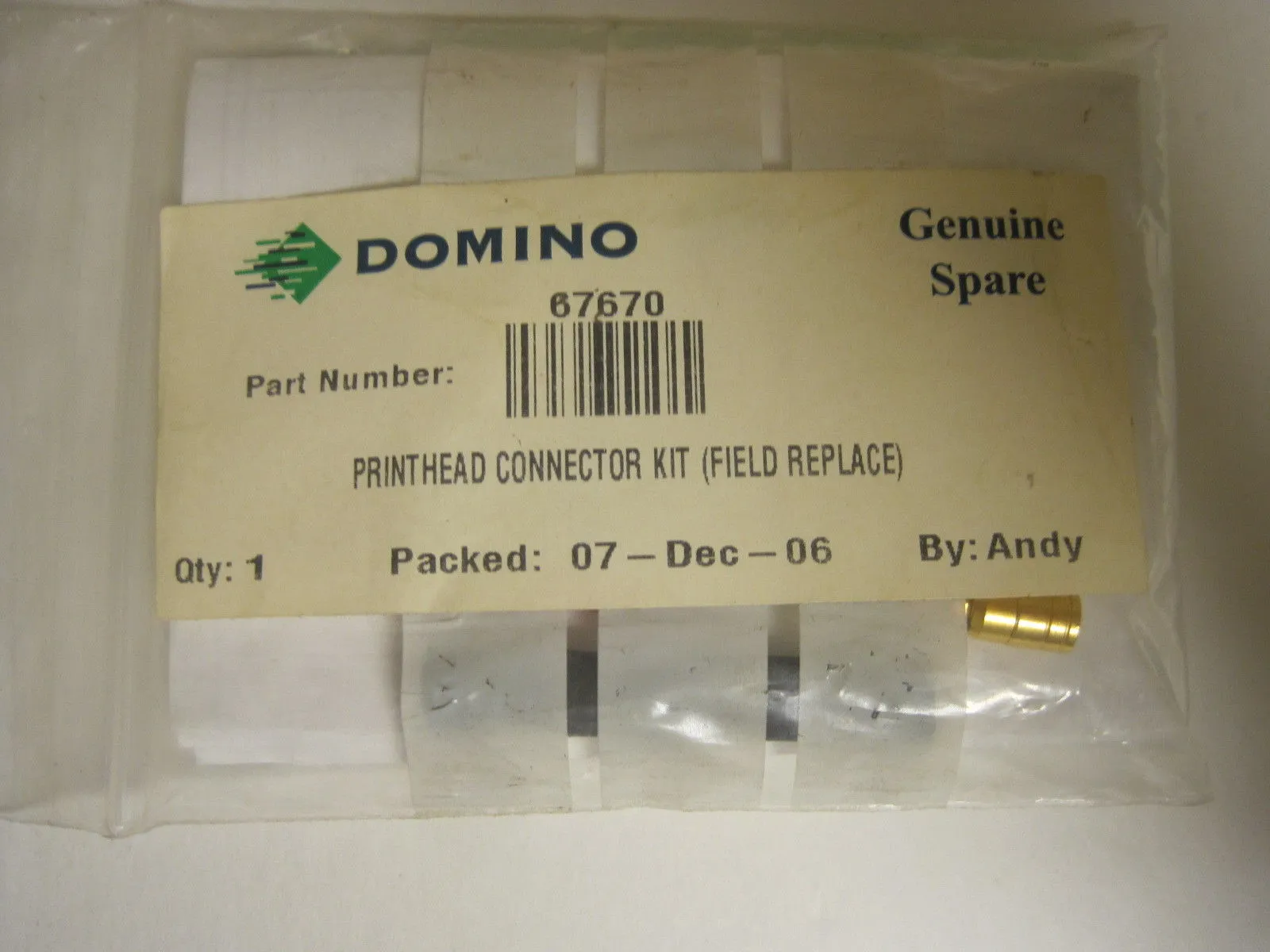 NEW DOMINO 67670 PRINTHEAD KIT
