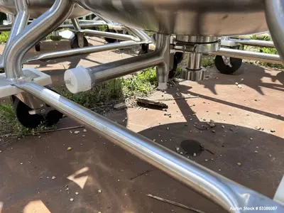 Used Precision Stainless Industrial Dished Top and Bottom Jacketed Tank.
