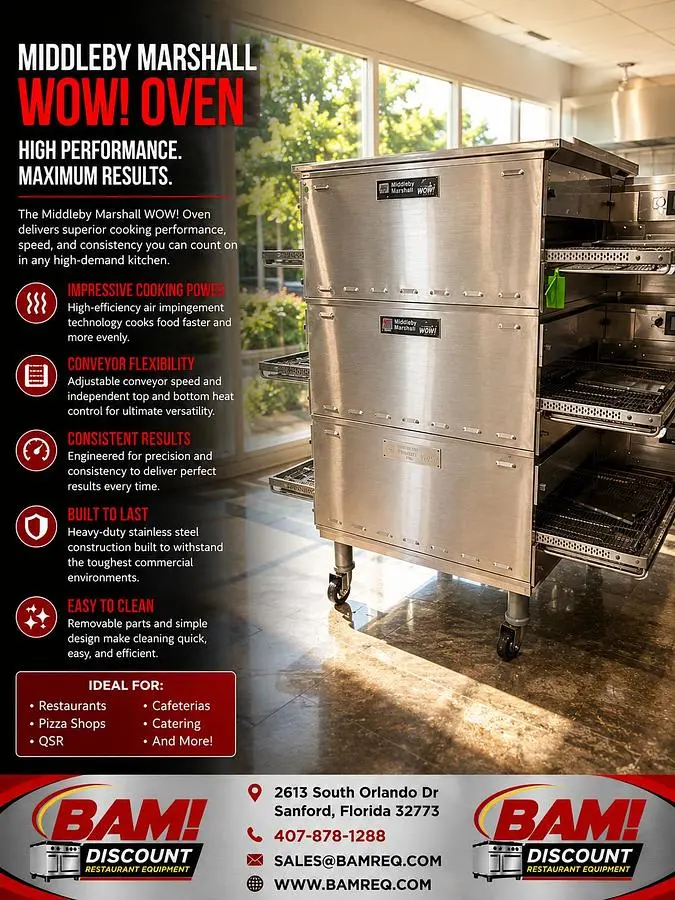 Used MIDDLEBY MARSHALL _UNKNOWN_ Conveyor Ovens Missouri US | BAM Discount Restaurant Equipment #1334555