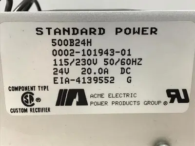 USED ACME ELECTRIC 500B24H