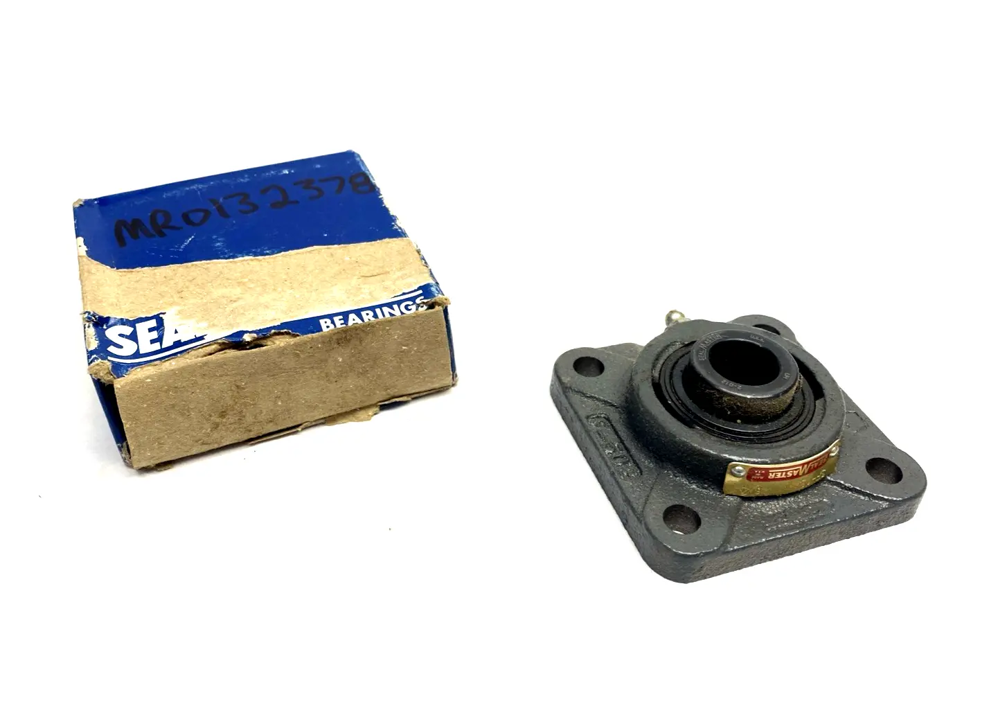 SF-12 | SealMaster  Mounted Four Bolt Flange Ball Bearing, Cast Iron, 3/4" Bore - New Other