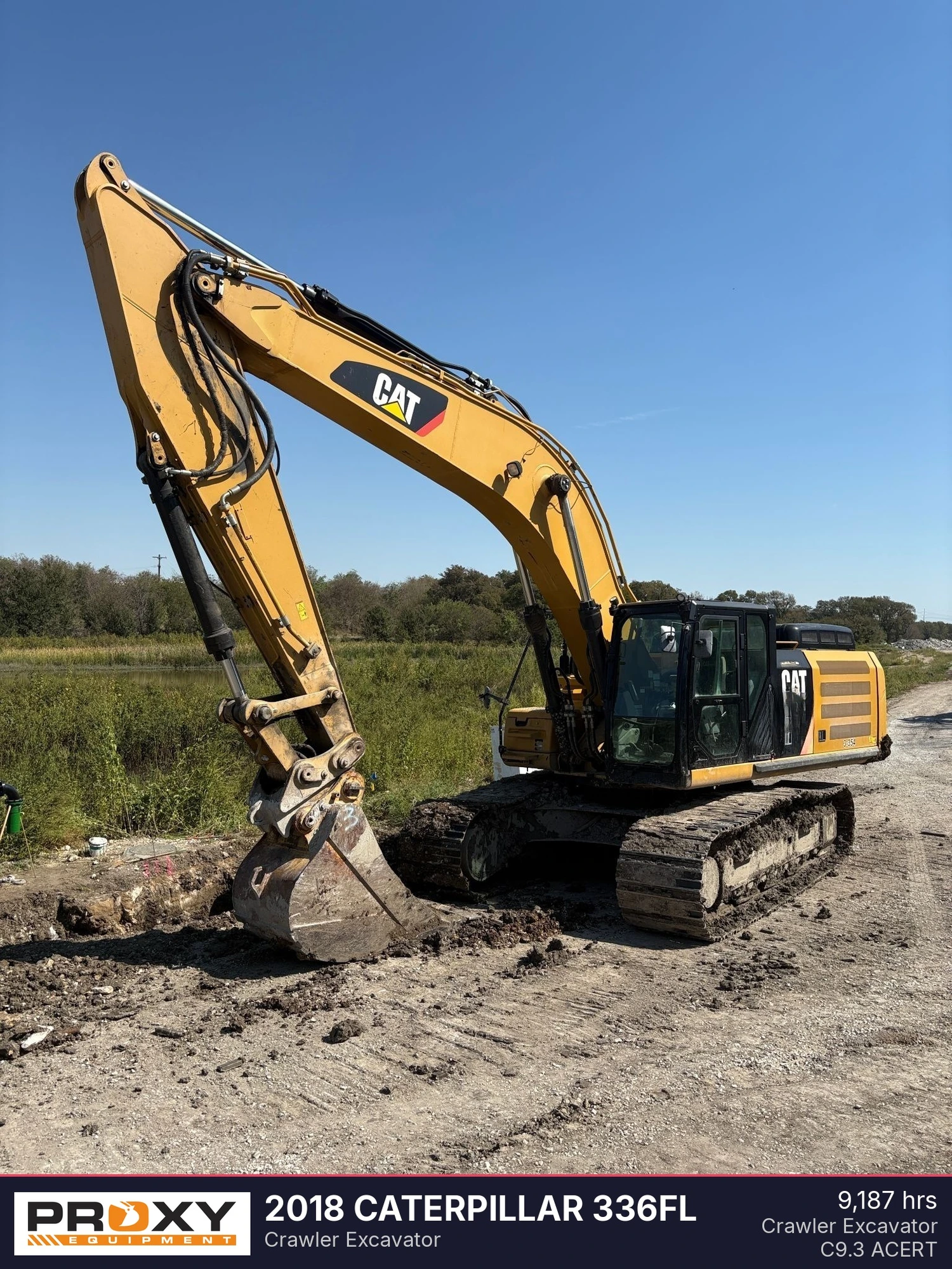 Used 2018 CATERPILLAR 336FL Excavators Texas US | Proxy Equipment #1519334