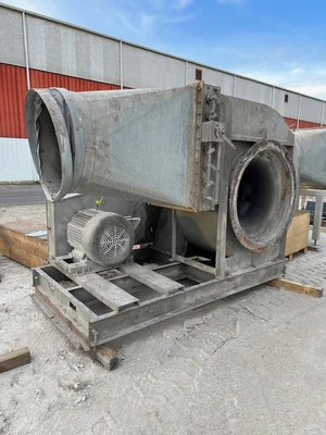 30' L x 70" Wide Carrier Fluid Bed Dryer With Heater