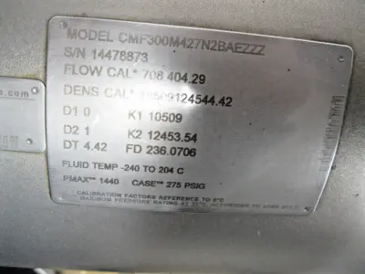 USED Micromotion CMF300 M427N2BAEZZZ