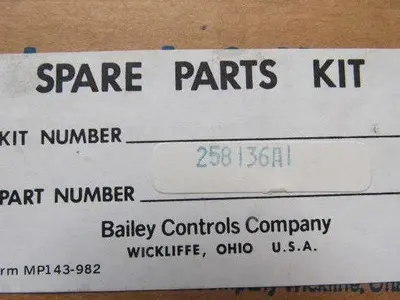 New | in-Stock BAILEY CONTROLS _UNKNOWN_ Miscellaneous MRO | Arrow Industrial #652216