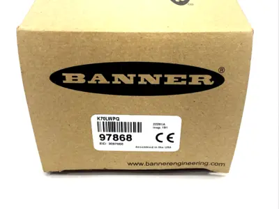 New | in-Stock Banner K70LWPQ Light Source Equipment Michigan US | Maverick Industrial Sales #1414259
