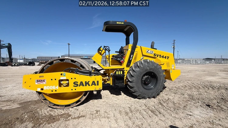 Used 2025 SAKAI SV544T Single Drum Rollers Texas US | National Equipment Dealers #1422620