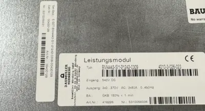USED BAUMULLER 418226