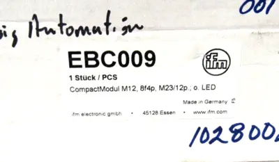 NEW IFM EFECTOR EBC009 SPLITTER BOX