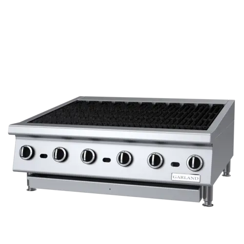 Garland GTBG36-NR36 36" Countertop Charbroiler w/ Cast Iron Grates - Manual Controls, Natural Gas