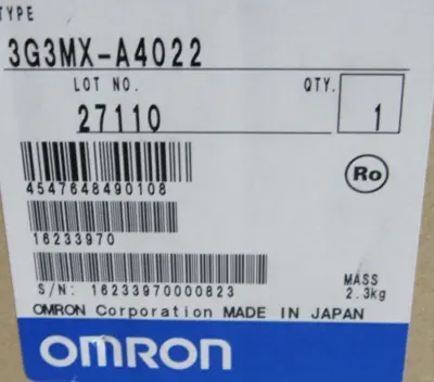 NEW OMRON 3G3MX-A4022 AC MOTOR DRIVE 3G3MXA4022