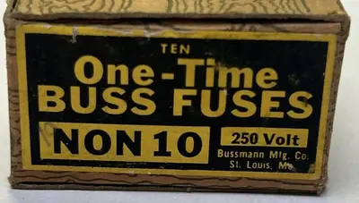 New | in-Stock BUSSMANN NON10 Miscellaneous Equipment (Electrical & Power) | Surplus Asset Holdings #1200684