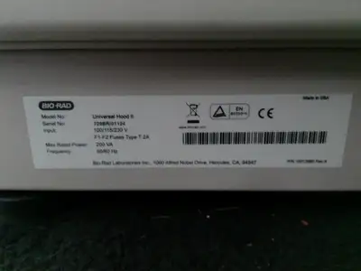 Bio-Rad Universal Hood II Gel Molecular Image System w/ Camera (PARTS)